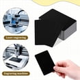 thumbnail image 5 of 100 Tarjetas de Visita Metálicas Negras de 0,8 mm de Grosor, con Grabado , de Aluminio, para Casa y Oficina., 5 of 5