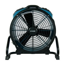 XPOWER X-47ATR Professional 1/3 HP 3600 CFM 360 Degree Rotation Axial Fan, Blue