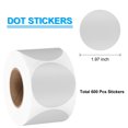 thumbnail image 2 of Uxcell 600Pcs Round Thermal Label Stickers, 2 inch Circle Direct Thermal Sticker Label Gray, 2 of 6