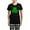 With Checker Pant, variant on CafePress - Three Leaf Clover Women's Dark Pajamas - Women's Short Sleeve Print T-Shirt and Pants Dark Cotton Pajama Set