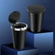thumbnail image 5 of Bote de basura para automóviles | Cubo de basura montado en vehículo con tapa abierta a presión | Cesta de almacenamiento de plástico multifuncional | Ahorro de espacio para automóviles, 5 of 9