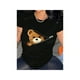 thumbnail image 1 of Camiseta de manga corta y cuello redondo para mujer con estampado de oso para uso casual en primavera y verano Color Negro Talla Grande Marca Emil SaEs, 1 of 4