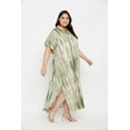 thumbnail image 3 of Oussum Robe Caftans pour Femme Grande Taille Imprimée Longue Maxi à Boutons Robes Caftan, 3 of 7