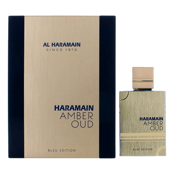 Al Haramain Amber Oud, Bleu Edition, Perfume for Men, 2 oz