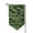 Sharp Corner, variant on Green Camouflage Garden Flag Double Sided Small Flag Yard Home Decorative Flags Banner 12.5 x 18 Inch Fillet