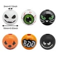thumbnail image 2 of 60Pcs Halloween Cat Face Beads 16mm Wood Spacer Beads with Ghost/Eye/Pumpkin Lantern Patterns, 3mm Hole for DIY Jewelry Necklace Bracelet Phone Chain Decor, 2 of 7