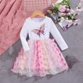 thumbnail image 4 of ATOGUTA Girl's Tulle Dress Tutu Party Birthday Poster Formal Fancy Flower Princess Dresses Size 3T-10, Pink, 4 of 6