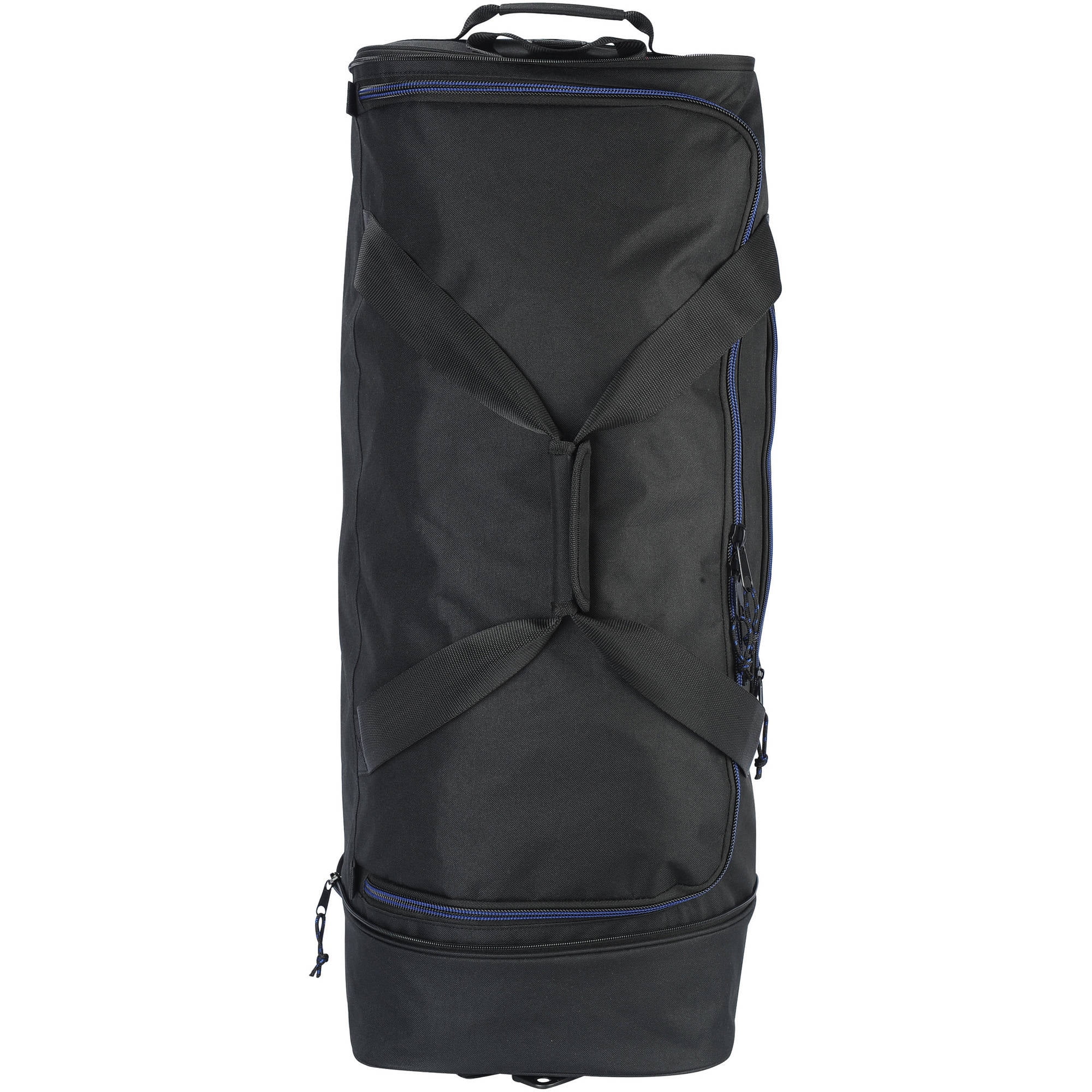 Protege 32" Compactible Rolling Travel Duffel - Black