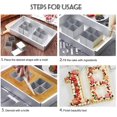 thumbnail image 5 of Jinsinto Cake Tins, Digital Baking Mold Movable Squares Mould Trays Diy Tool, 5 of 5