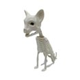 thumbnail image 2 of Figura de esqueleto de animal de Halloween, adorno de escritorio creativo y espeluznante, decoración para el hogar Gato de algalia, 2 of 9