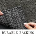 thumbnail image 6 of Black Christmas Folk Pattern Door Rugs,Washable Non Slip Door Mats Indoor,Decorative Door Mats,Entry Mat Indoor for Entrance,Bedroom,Kitchen,Bathroom,17"x30", 6 of 6