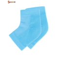 thumbnail image 2 of Spencer 2 Pairs Moisturizing Heel Socks Gel Lined Toeless Spa Socks to Heal and Treat Dry, Cracked Heels (Blue), 2 of 7