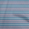 thumbnail image 1 of oneOone Viscose Chiffon Blue2 Fabric Asian Ikat Sewing Craft Projects Fabric Prints By Yard 42 Inch Wide, 1 of 4