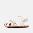 thumbnail image 5 of MZXELPRJD Toddler Sandals Size 5 Girls Size 13 Sandals Youth Running Shoes Slippers Cute Size 4 Toddler Girl Shoes for Girls 1 3 Year Old Gifts Beige 12-18 Months, 5 of 7