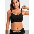 thumbnail image 2 of HBlife Sports Cami Bras Pack for Women - Basic V-Neck Padded Seamless Bras with No Underwire, 2 of 7