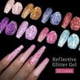 thumbnail image 4 of UR SUGAR-Gel de uñas con purpurina reflectante, esmalte de uñas de Gel UV semipermanente, decoración artística de uñas, lentejuelas rosas, 7,5 ml, 4 of 4