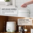 thumbnail image 3 of Arrocera TLOG Mini, 1.2 L, 2 tazas sin cocinar (4 tazas cocidas), color blanco, 3 of 6