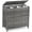 Gray, variant on with 3 Removable Liner Bags; 132L Handwoven Rattan Laundry Basket with Lid & Heightened Feet; Clothes Hamper with Side Handles; Laundry Sorter with 3 Separate Sections