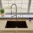 thumbnail image 3 of ALFI brand AB3322UM-C Chocolate 33" Single Bowl Undermount Granite Composite Kitchen Sink, 3 of 9