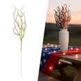 thumbnail image 3 of SMKE Glitter Berry Twig Set,Shimmering Filler Branch For Independence Day Decor,Holiday Arrangement,6pc Glitter Patriotic Artificial Berry Pick,Gold 13.4-Inch Curly Branch for 4th of July Vase Filler, 3 of 5