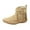 3White, variant on IUJSOY Womens Flat Boots Anti-Slip Short Ankle Boots Western Fringe Round Toe Zipper Cowboy Boots