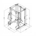 thumbnail image 3 of RitKeep Fitness Smith Machine PMAX-4550 Combo with RAB 3000 Bench, Multifunctional 6-in-1 Home Gym Power Cage, 3 of 8