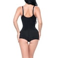 thumbnail image 6 of Womens Body Shaper Bodysuit Boyshort with Firm Abdomen Control Underbust corset Lingerie Black, 6 of 7