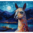 thumbnail image 1 of Kit de Peinture Diamant Lama du Soir, 1 of 3
