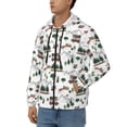 thumbnail image 3 of Goofa Camping Caravan 2 Pattern Mens Full-zip Hoodie, Zip-up Pullover Hooded Sweatshirt, Kangaroo Pocket Hoodie Ideal for Daily Wear, Travel, and Home-X-Large, 3 of 5