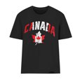 thumbnail image 5 of HOMBOM Womens T-Shirts Graphic Tees Black Soft Summer Maple Leaf Print Tops for Ladies Short Sleeve, 5 of 5