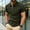 Army Green, variant on FRSASU Men's Zipper Polo Shirts Short Sleeve Textured Knit Polo Shirts Regular Fit Casual Stretchy Golf Shirts White
