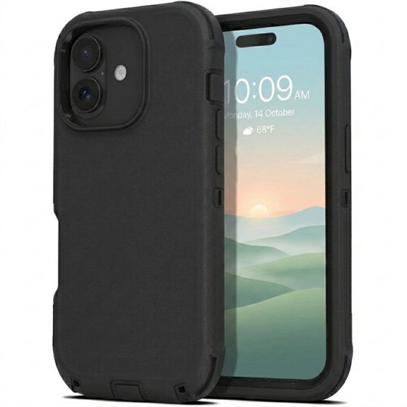 For iPhone 17 6.1 Inch 3 Layer Rugged Heavy Duty Shockproof Phone Case Cover Anti Drop Anti Scratch Sturdy Durable Protective Back Cover