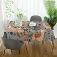 thumbnail image 3 of Yayeee Tablecloths 60" x 60" Rectangle Wrinkle Resistant Party Table Cover, Gray Llama Pattern, 3 of 8