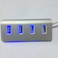 thumbnail image 3 of Inteprter HUB USB 3,0 con 4 puertos y adaptador de corriente para , accesorios para Air, ordenador, PC y portátil Juegos de teclado y mouse para computadora, 3 of 6