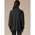 thumbnail image 4 of DARING DIVA Turtleneck Sweater Pullover Fall Winter Outfits L Black, 4 of 6
