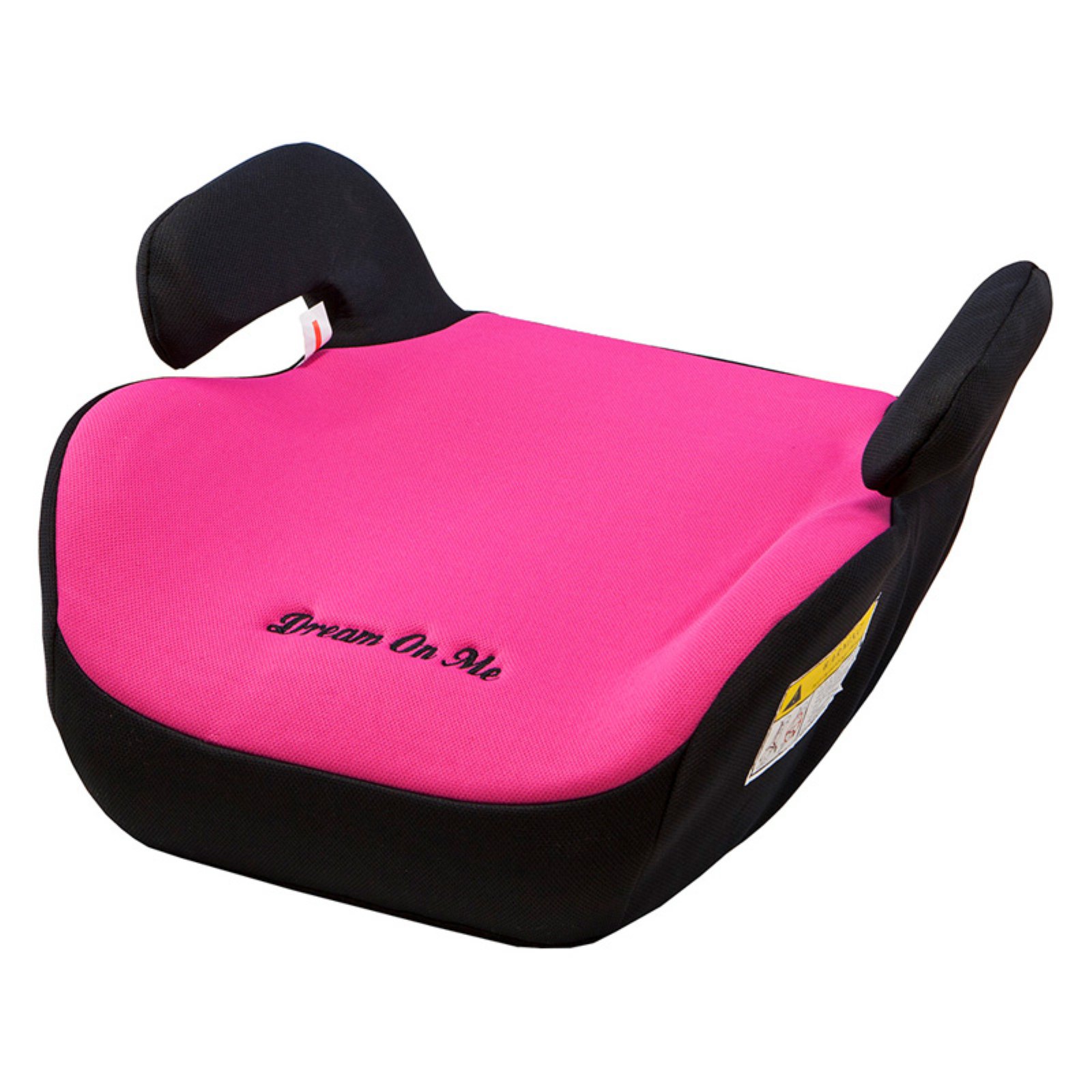 Dream On Me Coupe Backless Booster Car Seat, Pink/Green - image 3 of 5