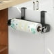 thumbnail image 4 of Soportes para toallas de papel, soporte para toallas sin perforaciones, acero inoxidable para baño y cocina, 4 of 6