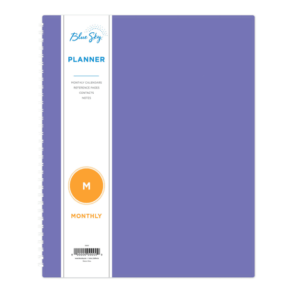 Blue sky 2021 weekly monthly planner 8 5 x 11 reflections 