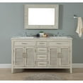thumbnail image 6 of Coast to Coast 36615 34.5 x 60 x 21.5 in. Four Door Four Drawer Double Vanity Sink, Cream & Ivory, 6 of 9