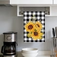 thumbnail image 5 of Sunflower Pattern Kitchen Dish Towel, Absorbent Cotton Hand Towel for Cooking, Baking, Dish Washing and Counter Cleaning, Decorative Floral Tea Towel for Home Kitchen and Dining Room, 24*16in, B, 5 of 7
