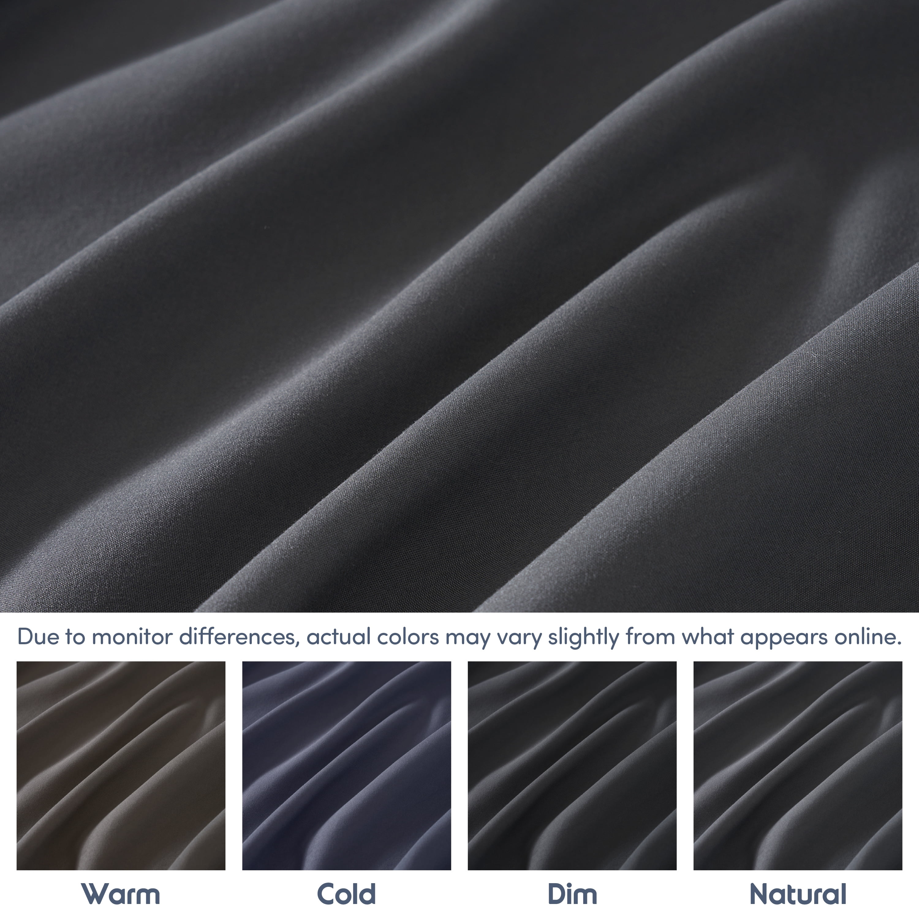 LammaLoe Extra Deep Pocket Queen Fitted Sheet Only, 18" to 24" Soft Microfiber Fitted Sheet Queen, Charcoal Gray