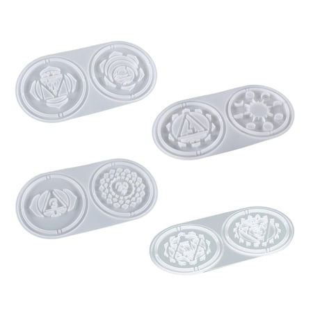 WINDLAND Silicone Seven Chakra Cake Holder Tray Mold Fruit Cup Mold Diy Coaster Casting