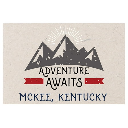 

Mckee Kentucky Souvenir 2x3 Inch Fridge Magnet Adventure Awaits Design