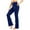 503_Blue, variant on Yoga Pants with Pockets for Women High Waist Buttoned Pocket Breathable Slim Yoga Pants,Black M