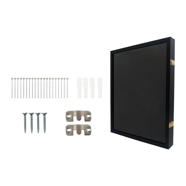 Bunblic Uniform Frame Display Case Wooden Showcase Storage Holder Lockable Uniform Shadow Box Sport Shirt Organizer for Soccer Hockey