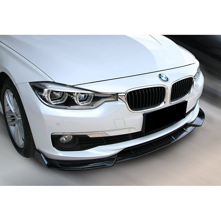 Front Bumper Lip Splitter For BMW 3 Series F30/F35 (2013-2018) - 3PC Carbon Fiber Style