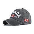thumbnail image 1 of Gorra de béisbol con letras populares de Canadá, gorra de béisbol canadiense para hombres y mujeres, gorra con visera que combina con todo, 1 of 6