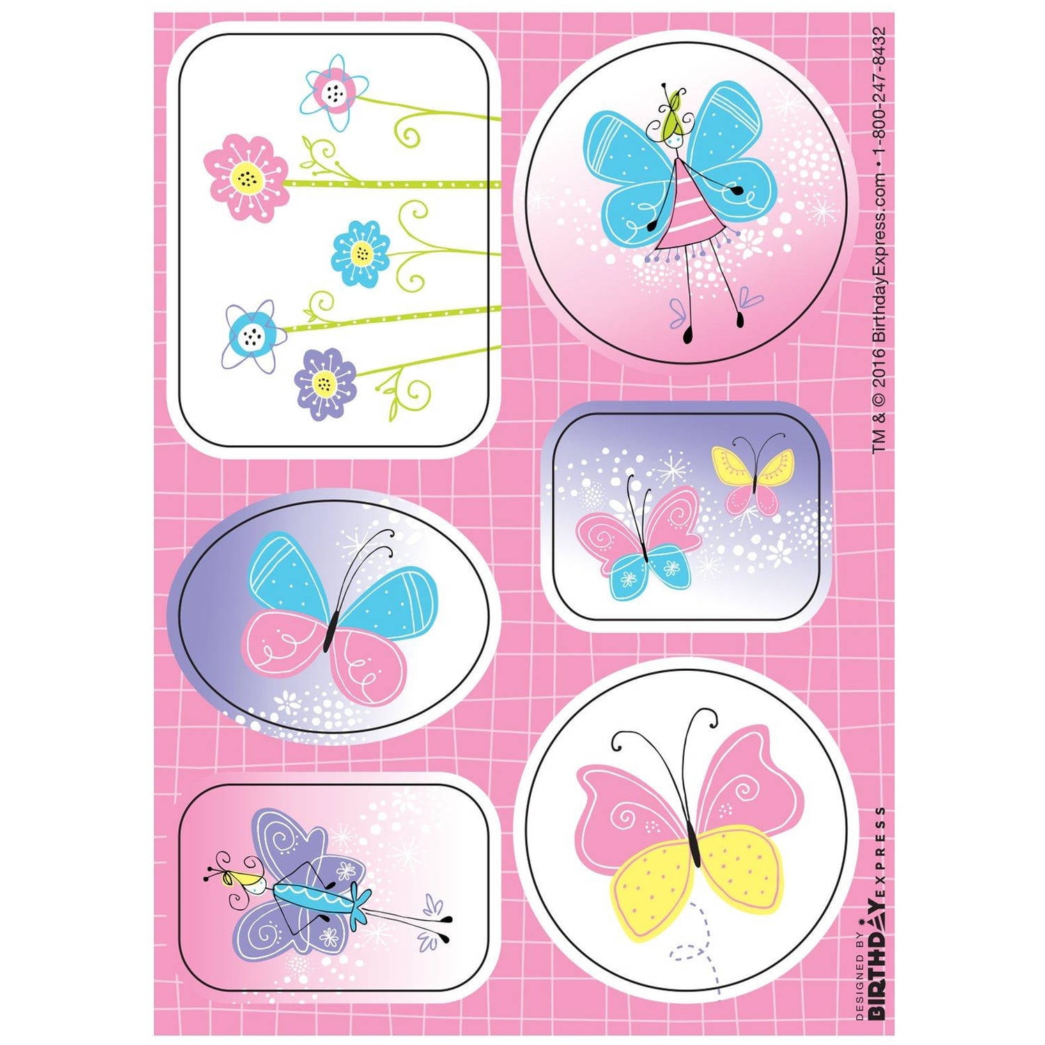 Butterfly Sticker Sheets, 4pk