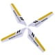 thumbnail image 4 of Juego completo de Piezas de repuesto para helicóptero RC S107 Yashi amarillo, 4 of 5