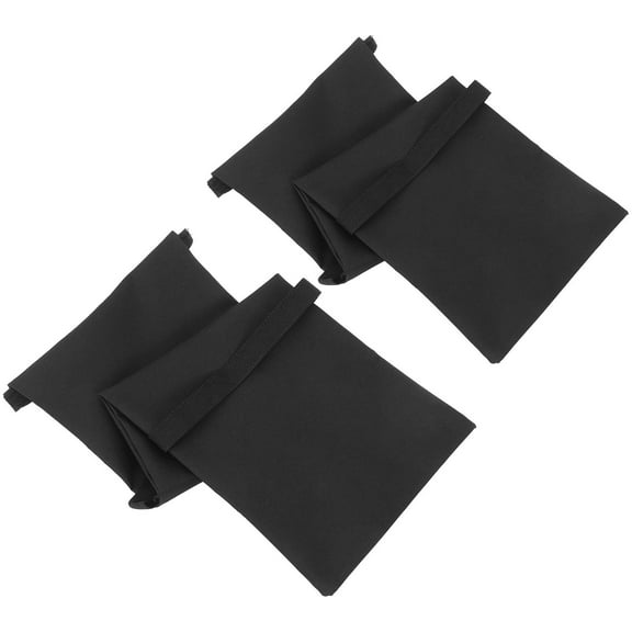 PENIKOKO  Outdoor Furniture Garden Equipment Sandbag Weights Arch Shaped 600D Black 2PCS